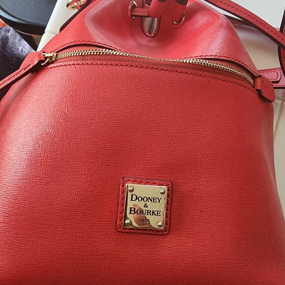 Dooney bourke red purse - Picture 1 of 5